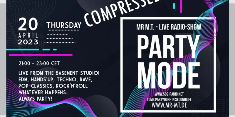 PARTYMODE – 20/04/2023 21:00 Uhr – SOS-Radio