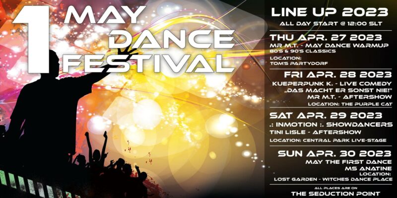 1(st) MAY DANCE FESTIVAL 27/04/ – 30/04/2023